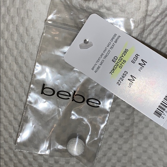 🔥NWT. Gorgeous BEBE Midi Dress. - Picture 5 of 8